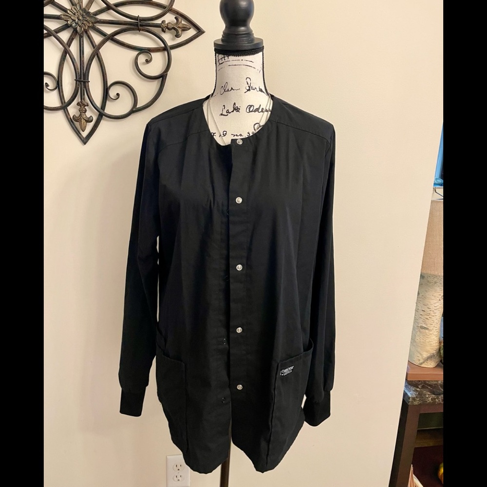 Cherokee Workwear Black Scrub Jacket-NWOT!!